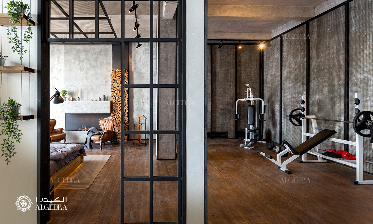 Interior design for gym at home